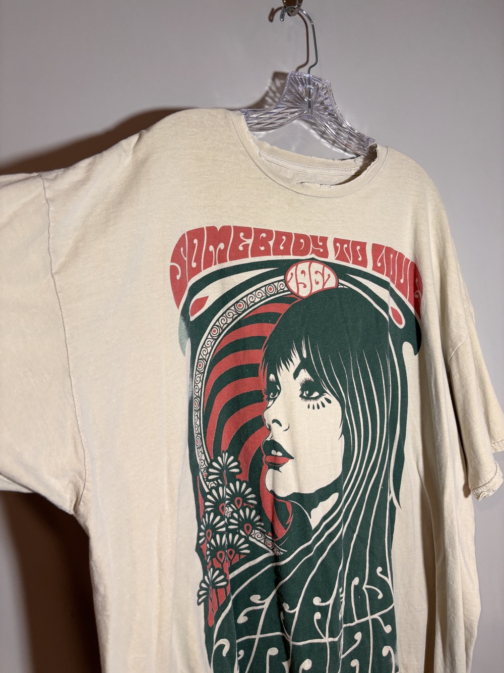 UO Jefferson Airplane Dad T-Shirt L/XL - Picture 4 of 6